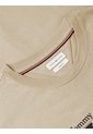 Camiseta Khaki De Punto Con Logo Gráfico Tommy Hilfiger de Tommy Hilfiger