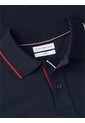 Polo Azul De Corte Slim Con Logo Tommy Hilfiger de Tommy Hilfiger