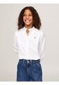 Blusa Blanca De Popelín Con Volantes Tommy Hilfiger de Tommy Hilfiger