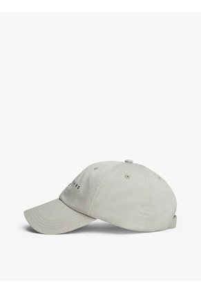 Gorra Gris De Seis Paneles Con Logo Tommy Hilfiger