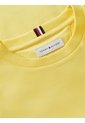 Camiseta Amarilla De Punto Con Contorno Del Logo Tommy Hilfiger de Tommy Hilfiger