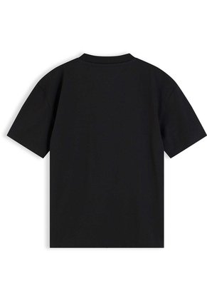 Camiseta Negra Heritage Manga Corta Con Logo De Parche Tommy Hilfiger