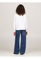 Blusa Blanca De Popelín Con Volantes Tommy Hilfiger de Tommy Hilfiger