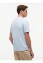 Camiseta Celeste De Cuello Redondo De Punto Con Logo Tommy Hilfiger de Tommy Hilfiger