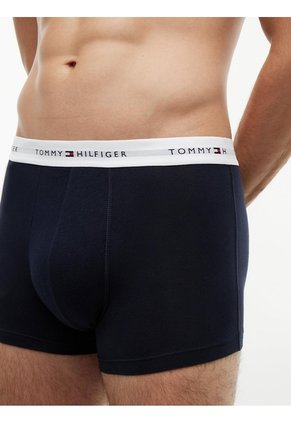 Pack Azul De 3 Calzoncillos Trunk Signature Tommy Hilfiger