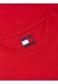 Camiseta Roja Slim De Punto Con Logo Tommy Jeans de Tommy Hilfiger