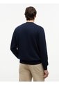 Saco Azul De Cuello Redondo Con Logo Script Tommy Hilfiger de Tommy Hilfiger