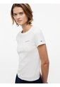 Camiseta Blanca Slim De Punto Con Logo Tommy Jeans de Tommy Hilfiger