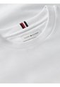 Camiseta Blanca De Punto Con Contorno Del Logo Tommy Hilfiger de Tommy Hilfiger