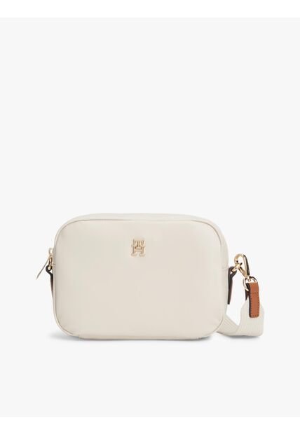 Bolso Beige Cruzado De Tejido Técnico Tommy Hilfiger