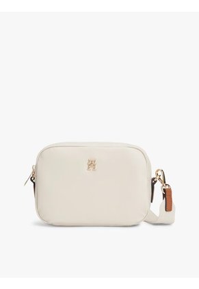 Bolso Beige Cruzado De Tejido Técnico Tommy Hilfiger