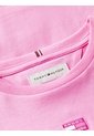 Camiseta Rosa De Corte Amplio Con Logo Tonal Tommy Hilfiger de Tommy Hilfiger