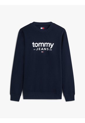 Saco Multicolor De Cuello Redondo Con Logo Estampado En El Pecho Tommy Jeans