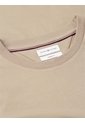 Camiseta Khaki De Cuello Redondo Con Logo Bordado Tommy Hilfiger de Tommy Hilfiger