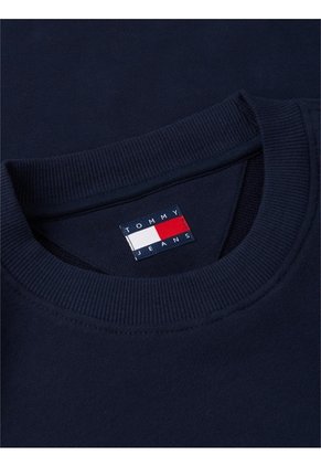 Saco Multicolor De Cuello Redondo Con Logo Estampado En El Pecho Tommy Jeans