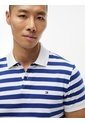 Polo Morado Interlock De Corte Regular Con Diseño De Rayas Tommy Hilfiger de Tommy Hilfiger
