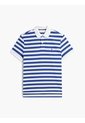 Polo Morado Interlock De Corte Regular Con Diseño De Rayas Tommy Hilfiger de Tommy Hilfiger