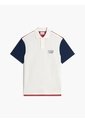 Polo Blanco Con Diseño Colorblock Con Logo Tommy Hilfiger de Tommy Hilfiger