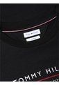 Camiseta Negra De Cuello Redondo Con Corte Regular Tommy Hilfiger de Tommy Hilfiger