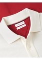 Polo Blanco Con Diseño Colorblock Con Logo Tommy Hilfiger de Tommy Hilfiger