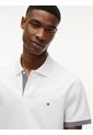 Polo Blanco De Corte Regular Con Tejido Jacquard Tommy Hilfiger de Tommy Hilfiger