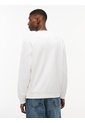 Saco Blanco De Cuello Redondo Con Logo Estampado En El Pecho Tommy Jeans de Tommy Hilfiger