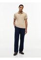 Polo Khaki En Algodón Fluido De Corte Slim Tommy Hilfiger de Tommy Hilfiger