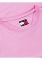 Camiseta Rosa Slim De Punto Con Logo Tommy Jeans de Tommy Hilfiger