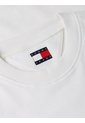Saco Blanco De Cuello Redondo Con Logo Estampado En El Pecho Tommy Jeans de Tommy Hilfiger