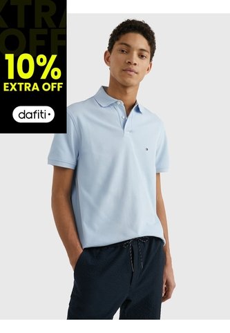 Polo Para Hombre Celeste Tommy Hilfiger Tommy Hilfiger