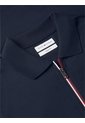 Polo Azul En Algodón Fluido De Corte Regular Tommy Hilfiger de Tommy Hilfiger