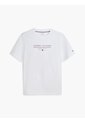 Camiseta Blanca De Cuello Redondo Con Corte Regular Tommy Hilfiger de Tommy Hilfiger