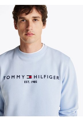 Saco Celeste TH Flex Con Logo Tommy Hilfiger