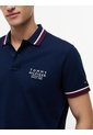 Polo Azul De Corte Regular Con Logo Tommy Hilfiger de Tommy Hilfiger