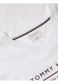 Camiseta Blanca De Cuello Redondo Con Corte Regular Tommy Hilfiger de Tommy Hilfiger