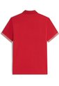 Polo Rojo De Corte Regular Con Tejido Jacquard Tommy Hilfiger de Tommy Hilfiger