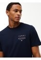 Camiseta Azul De Cuello Redondo Con Logo Estampado Gráfico Tommy Hilfiger de Tommy Hilfiger