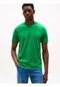Camiseta Verde De Cuello En V Tommy Hilfiger de Tommy Hilfiger