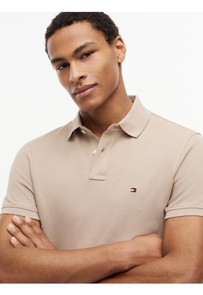 Polo Khaki 1985 De Corte Regular Tommy Hilfiger