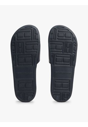 Sandalias Azul Con Logo En Relieve Tommy Hilfiger