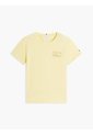 Camiseta Amarilla De Corte Slim Con Logo De Cuerda Tommy Hilfiger de Tommy Hilfiger