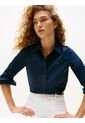 Camisa Azul Stretch De Corte Regular Tommy Hilfiger de Tommy Hilfiger