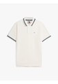 Polo Blanco De Corte Regular Ribeteado Con Logo Tommy Jeans de Tommy Hilfiger