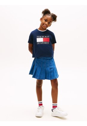 Camiseta De Para Niña Corte Amplio Con Logo Heritage Tommy Hilfiger