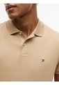 Polo Beige De Punto Interlock De Corte Regular Tommy Hilfiger de Tommy Hilfiger