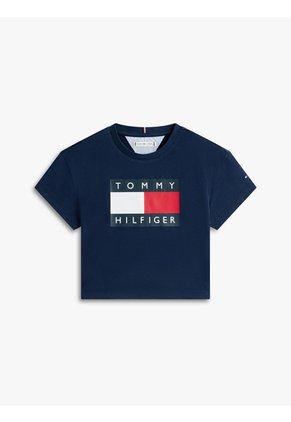 Camiseta De Para Niña Corte Amplio Con Logo Heritage Tommy Hilfiger