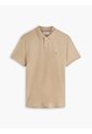 Polo Beige De Punto Interlock De Corte Regular Tommy Hilfiger de Tommy Hilfiger