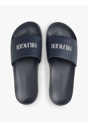 Sandalias Azul Con Logo En Relieve Tommy Hilfiger
