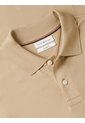 Polo Beige De Punto Interlock De Corte Regular Tommy Hilfiger de Tommy Hilfiger