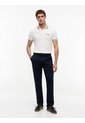 Polo Blanco De Corte Regular Con Logo Tommy Hilfiger de Tommy Hilfiger